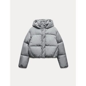 Zara Water Repellent Puffer Anorak
